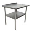 Bk Resources Work Table Stainless Steel Undershelf, Plastic feet 1.5" Riser 30"x24" SVTR-3024